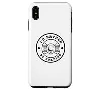 I’d Rather Be Golfing Funny Golf Lover Golf Enthusiast Carcasa para iPhone XS Max