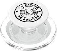 I’d Rather Be Golfing Funny Golf Lover Golf Enthusiast PopSockets PopGrip para MagSafe