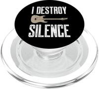 I Destroy Silence Guitarrista Guitarrista Guitarrista PopSockets PopGrip para MagSafe