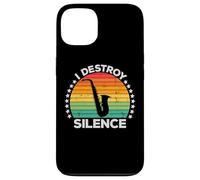 I Destroy Silence Woodwind Sax Saxophone Player Saxophonist Carcasa para iPhone 13