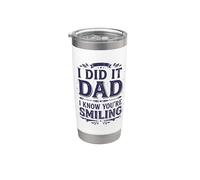 I Did It Dad I Know You’re Smiling Memorial Remembrance II Vaso térmico de acero inoxidable de doble pared