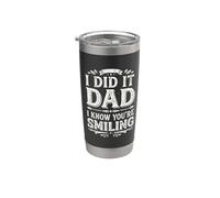 I Did It Dad I Know You’re Smiling Memorial Remembrance Vaso térmico de acero inoxidable de doble pared
