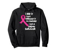 I Did It I'm Done I Got Through It I'm Finished I'm A Chemo Sudadera con Capucha