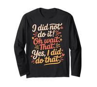 I Did Not Do It Oh Wait That Yes I Did Do That - Manga Larga