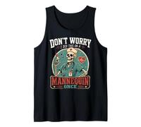 I Did This on a Mannequin Once Funny Nursing Skeleton Nurse Camiseta sin Mangas