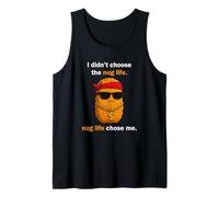 I Didn'T Choose Nug Life Chicken Nugget Meme Funny Food Camiseta sin Mangas