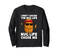 I Didn'T Choose Nug Life Chicken Nugget Meme Funny Food Manga Larga