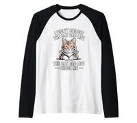 I Didn'T Choose The Cat Dad Life The Cat Dad Life Chose Me Camiseta Manga Raglan