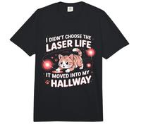 I Didn'T Choose The Laser Life IT Moved INTO MY Hallway Comfort Colors Adult Heavyweight T-Shirt