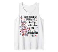 I Didn't Grow Up Saying With Liberty and Justice for All USA Camiseta sin Mangas