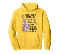I Didn't Grow Up Saying With Liberty and Justice for All USA Sudadera con Capucha