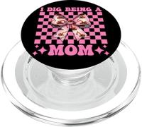 I Dig Being A Mom Excavator Operator HEO Día de la Madre PopSockets PopGrip para MagSafe