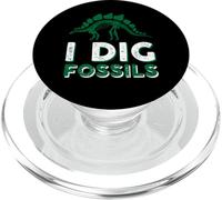I Dig Fossils | Paleontología de Dinosaurios | Fossilología PopSockets PopGrip para MagSafe