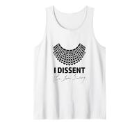I Dissent RBG Ruth Bader Ginsburg Derechos de la Mujer Igualdad Camiseta sin Mangas