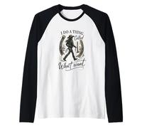 I Do A Thing Called What I Want Cowgirl Western Graphic Camiseta Manga Raglan