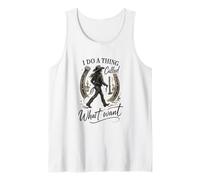 I Do A Thing Called What I Want Cowgirl Western Graphic Camiseta sin Mangas