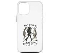I Do A Thing Called What I Want Cowgirl Western Graphic Carcasa para iPhone 12/12 Pro