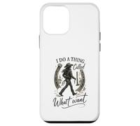 I Do A Thing Called What I Want Cowgirl Western Graphic Carcasa para iPhone 12 Mini