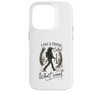 I Do A Thing Called What I Want Cowgirl Western Graphic Carcasa para iPhone 14 Pro
