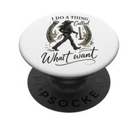 I Do A Thing Called What I Want Cowgirl Western Graphic PopSockets PopGrip Adhesivo