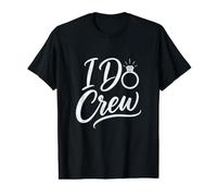 I Do Crew Dama de Honor Despedida de Soltera Minimalista a Juego Camiseta gráfica económica