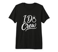 I Do Crew Dama de Honor Despedida de Soltera Minimalista a Juego Camiseta Premium