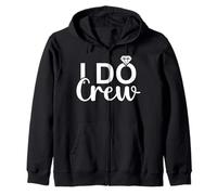 I Do Crew - Fiesta nupcial a juego, boda, despedida de soltera Sudadera con Capucha
