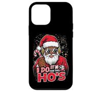 I Do It For The HOS Afro American Afro Santa Christmas Carcasa para iPhone 12 Mini