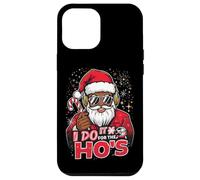 I Do It For The HOS Afro American Afro Santa Christmas Carcasa para iPhone 12 Pro MAX