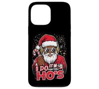 I Do It For The HOS Afro American Afro Santa Christmas Carcasa para iPhone 13 Pro MAX