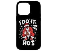 I Do It For The HOS Afro American Afro Santa Christmas Carcasa para iPhone 14 Pro MAX