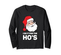 I DO IT FOR The Ho'S - Navidad Diciendo Invierno Manga Larga