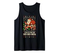 I Do It for The Ho'S Ugly Christmas Sweater Ho Ho Ho'S Camiseta sin Mangas