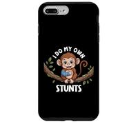 I Do My Own Stunts Broken Arm Monkey For Kids Animal Diciendo Carcasa para iPhone 7 Plus/8 Plus