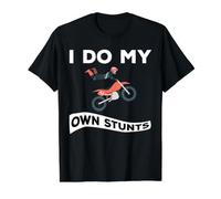 I Do My Own Stunts Funny Get Well Soon para Hombres Camiseta gráfica económica, Hombre, Negro, XL