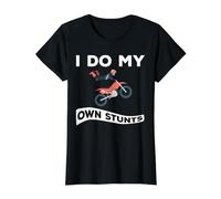 I Do My Own Stunts Funny Get Well Soon para Hombres Camiseta gráfica económica, Mujer, Negro, XS