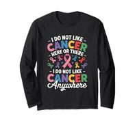 I Do Not Like Cancer Here Or There Breast Cancer Lung Colon Manga Larga