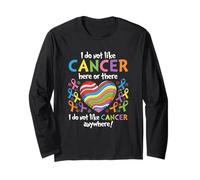 I Do Not Like Cancer Here Or There Breast Cancer Lung Colon Manga Larga