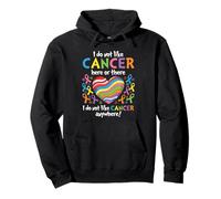 I Do Not Like Cancer Here Or There Breast Cancer Lung Colon Sudadera con Capucha