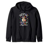 I Do Not Like Cancer Here Or There Breast Cancer Lung Colon Sudadera con Capucha