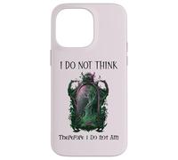 I Do Not Think Therefore I Do Not Am Sarcastic Witch Pink Carcasa para iPhone 14 Pro MAX