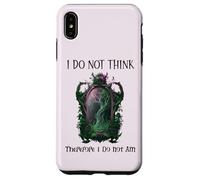 I Do Not Think Therefore I Do Not Am Sarcastic Witch Pink Carcasa para iPhone XS MAX
