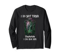 I Do Not Think Therefore I Do Not Am Sign Funny Overthinking Manga Larga