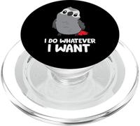 I Do What I Want African Grey Loro PopSockets PopGrip para MagSafe