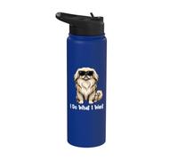 I Do What I Want - Pekinese Mom Peke Dog Mom Dog Dad Stainless Steel Insulated Water Bottle