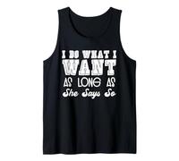 I Do What She Says Submissive Camiseta sin Mangas