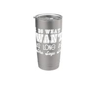 I Do What She Says Submissive Vaso térmico de acero inoxidable de doble pared