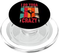 I Do Yoga To Burn Off The Crazy PopSockets PopGrip para MagSafe