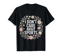 I Don't Care About Sports Escalofrío antideportivo - Camiseta gráfica económica, Hombre, Negro, XL