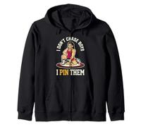 I Don't Chase Boys I Pin Them Girls Wrestling Sudadera con Capucha